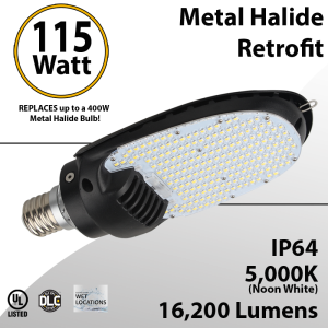 Metal Halide Led Replacement 115W 16200Lm 5000K