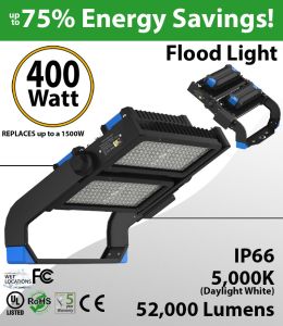 400W LED Floodlight 52000 Lm 5000K IP65 CE SAA UL