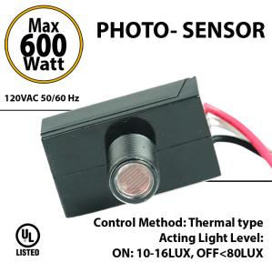 Automatic Security Photo Sensor - Max 600W