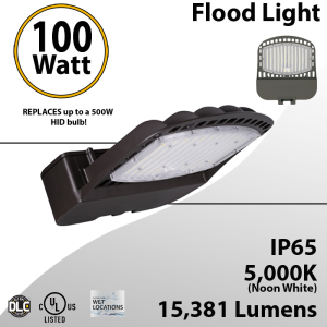 LED Flood Light 100W 15381 Lumens