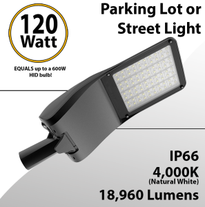 LED street light 120W 18960 Lumen IP66 IK09