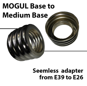 mogul to medium base adapter