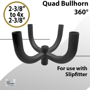 Quad Bullhorn Vertical 90 degree