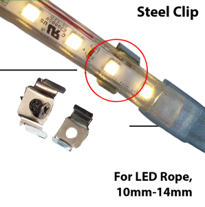 Rope Light Clip 10mm to 12.5mm 