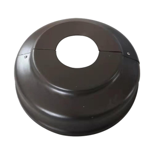 Light Pole Straight Round Steel Dark Bronze Anchor Base 25Ft x 4.0" 11G Thick 