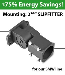 Mounting: SLIPTFITTER 2 3/8" for SMW series. 