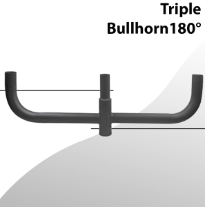 Bullhorn Triple 180 degree