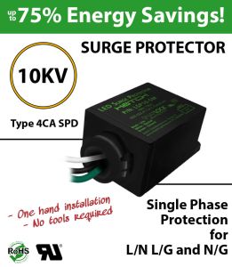 Protection Single phase Type 4CA SPD for L/N L/G and N/G 