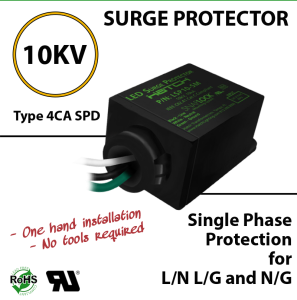 Protection Single phase Type 4CA SPD for L/N L/G and N/G 